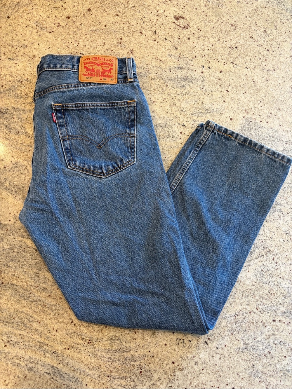 Levi's Men's Straight Blue Denim Jeans